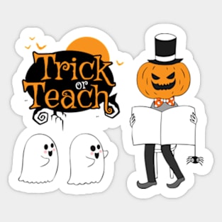 Trick Or Teach Sticker